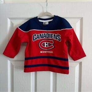 Size 2 Kids NHL Montreal Canadiens Hockey Jersey